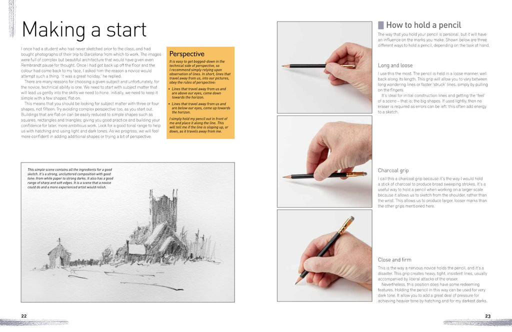 Sketching for the Absolute Beginner (ABSOLUTE BEGINNER ART)