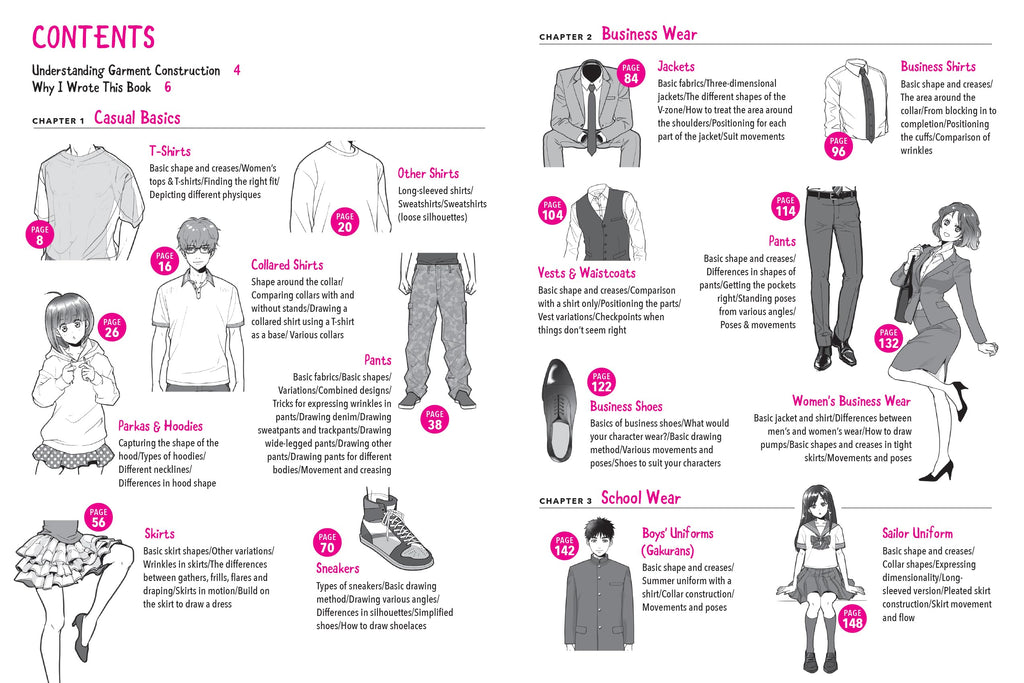 The Ultimate Guide to Manga Fashion: Learn to Draw Realistic Clothing--from Streetwear to High Fashion (with over 1000 illustrations)
