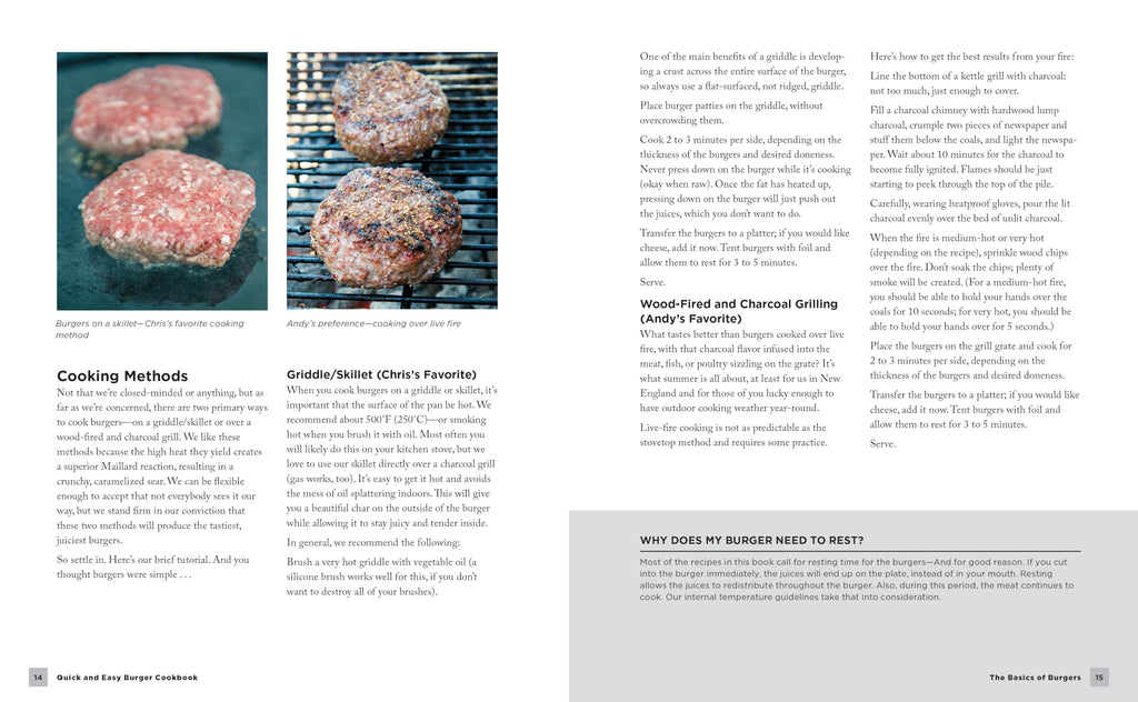 Quick and Easy Burger Cookbook: Fearless Recipes and Uncompromising Techniques for the Ultimate Patty