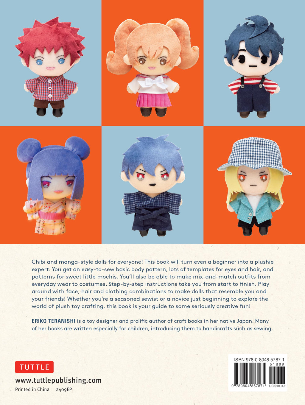 Cute Plushies and Mochi Dolls: Sweet Manga-style Kawaii Characters to Sew