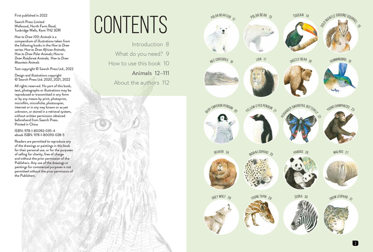 Draw 100: Animals: From basic shapes to amazing drawings in super-easy steps