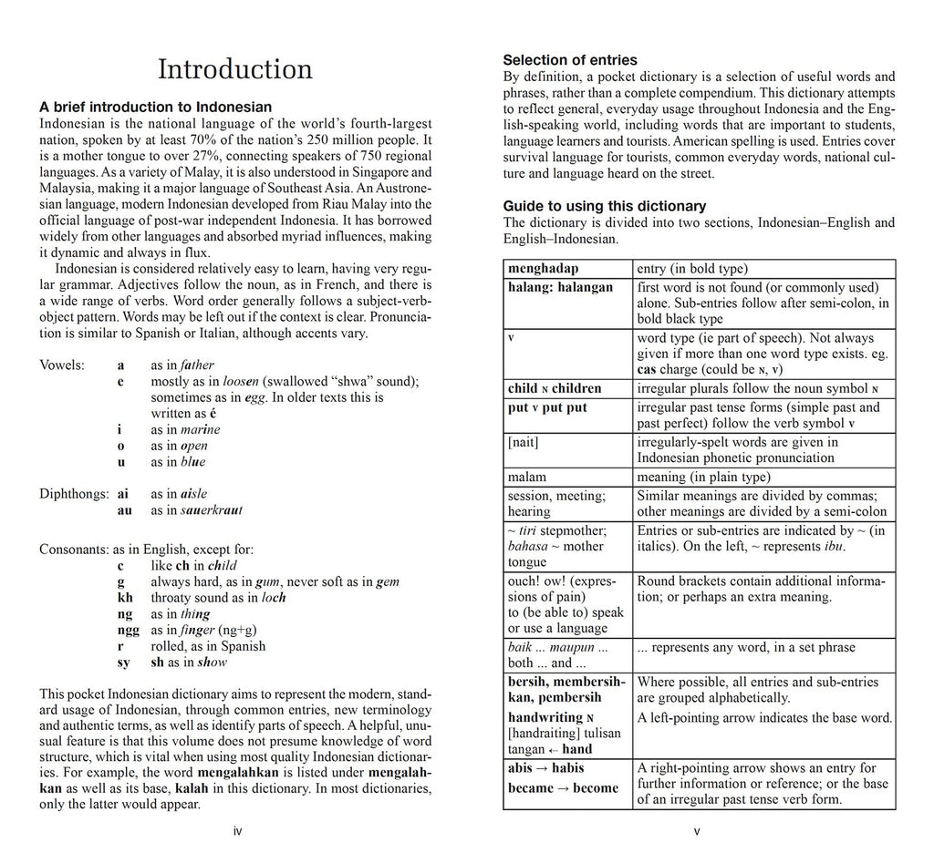 Periplus Pocket Indonesian Dictionary: Revised and Expanded (Over 12,000 Entries) (Periplus Pocket Dictionaries)
