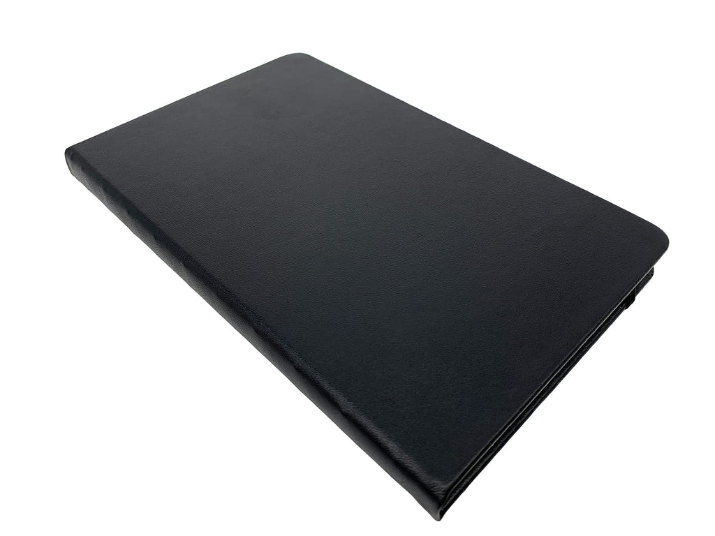 Lined Journal Notebook, Hard Cover Leatherette, Medium 5.25 X 8.25 inches, 70 Gram Paper.