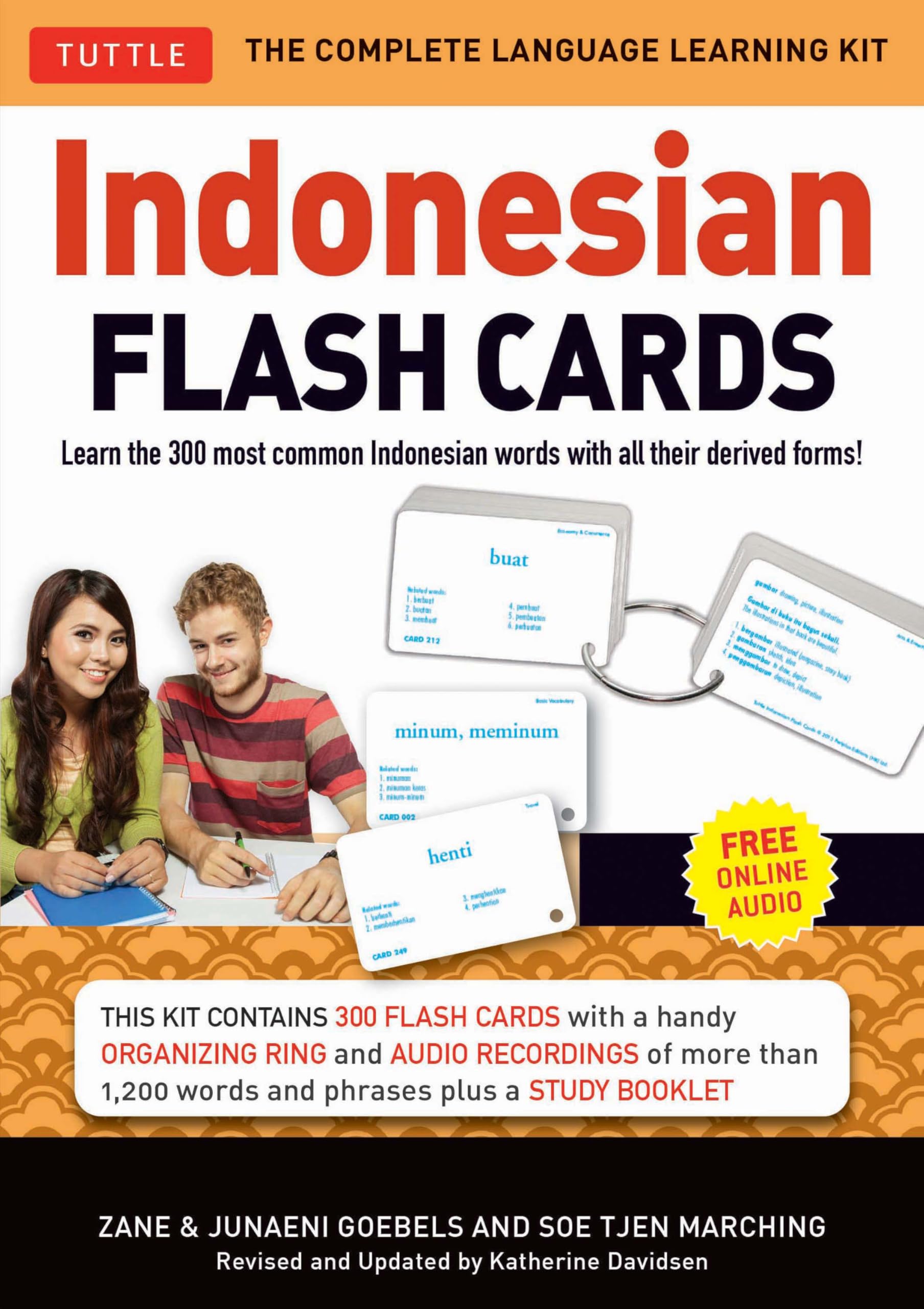 Indonesian Flash Cards: Learn the 300 most common Indonesian words with all their derived forms (Audio Included) (Tuttle Flash Cards)