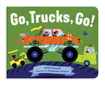 Go, Trucks, Go!: Truck books for toddlers 1-3 (In Motion)