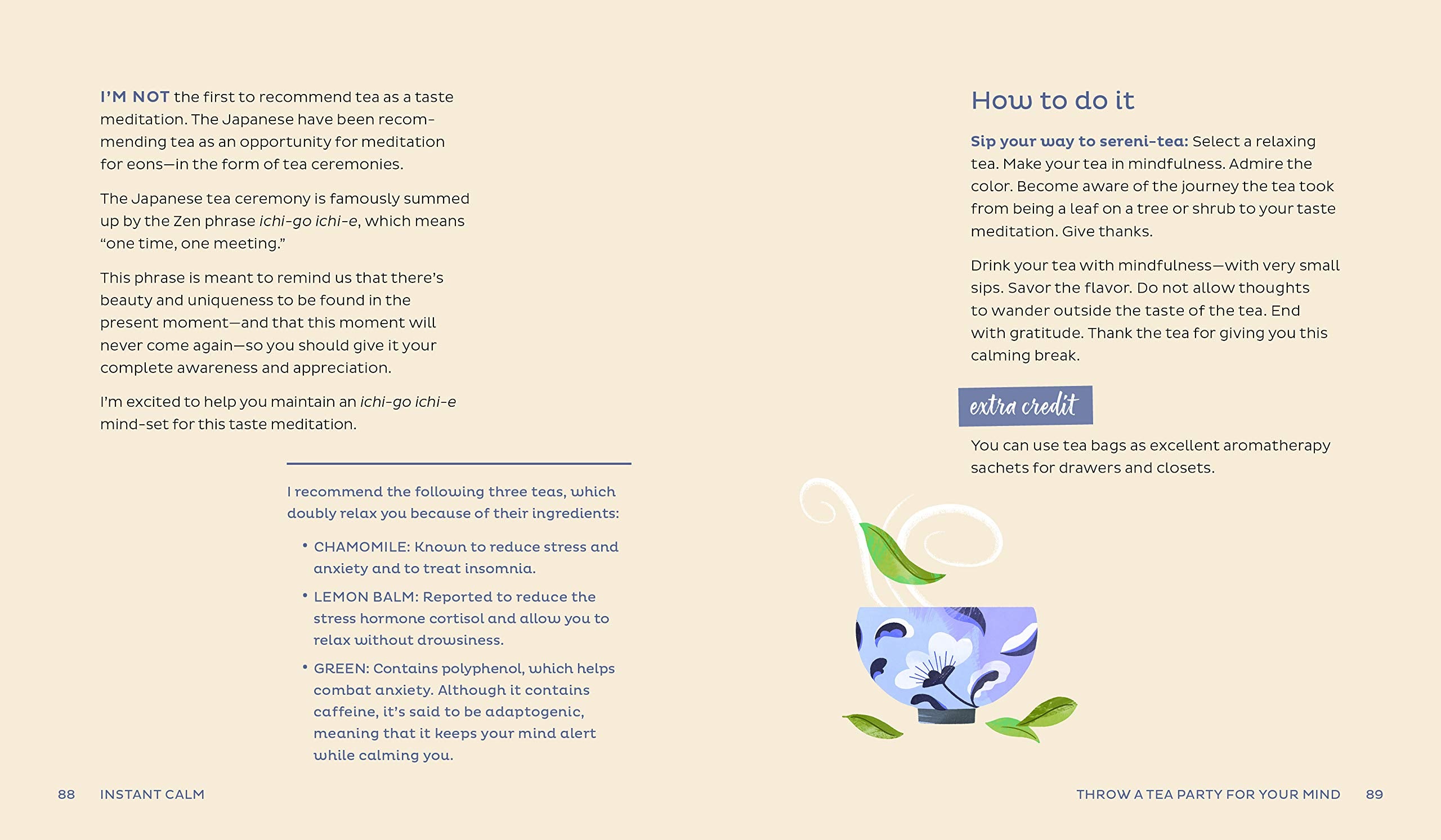 Instant Calm: 2-Minute Meditations to Create a Lifetime of Happy