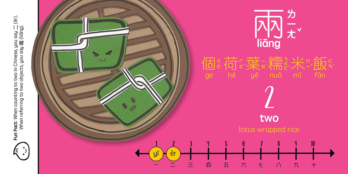 Counting With Dim Sum - Traditional: A Bilingual Book in English and Mandarin with Traditional Characters, Zhuyin, and Pinyin (Bitty Bao)