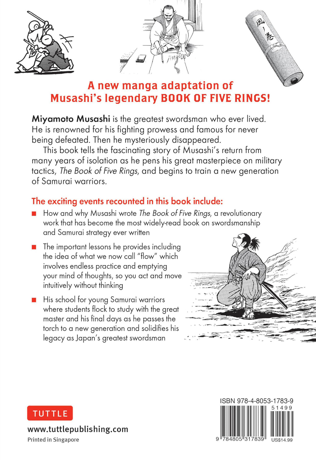 Miyamoto Musashi's Book of Five Rings: The Manga Edition: Japan's Legendary Book on Samurai Military Strategy