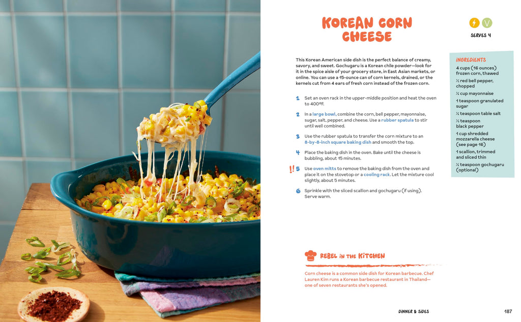 Rebel Girls Cook: 100+ Kid-Tested Recipes YOU Can Make, Share, and Enjoy! (REBEL GIRLS COOKBOOKS)