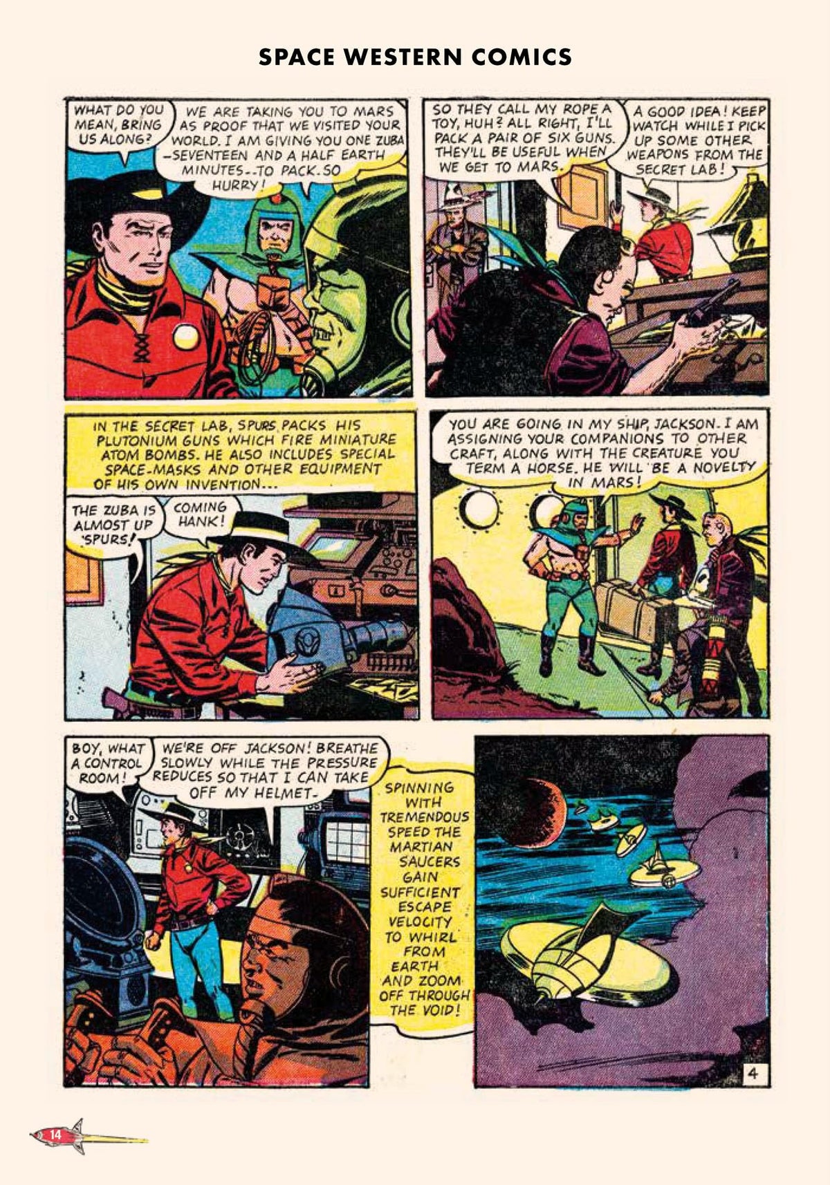 Space Western Comics: Cowboys vs. Aliens, Commies, Dinosaurs, & Nazis!