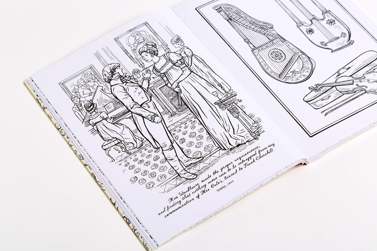Color Me Jane: A Jane Austen Adult Coloring Book