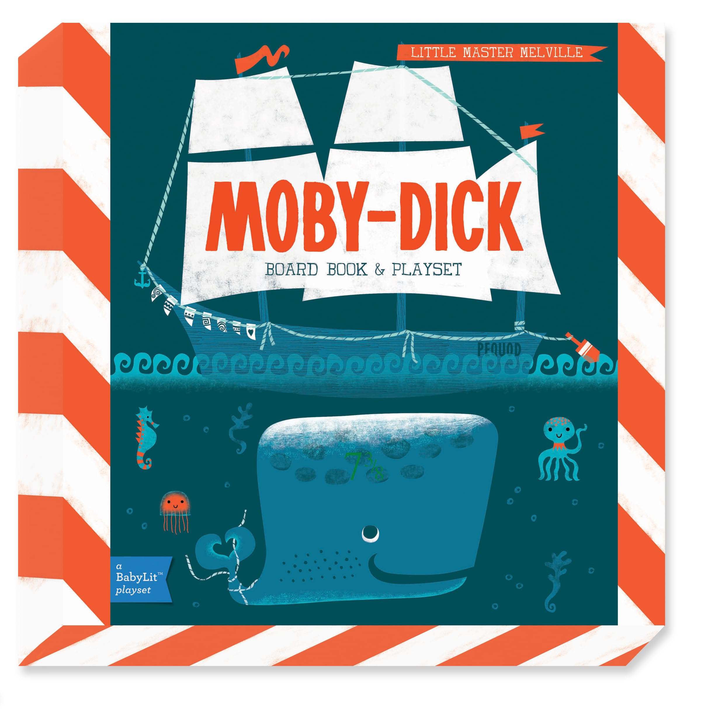 Moby Dick Playset: A BabyLit® Ocean Primer Board Book and Playset