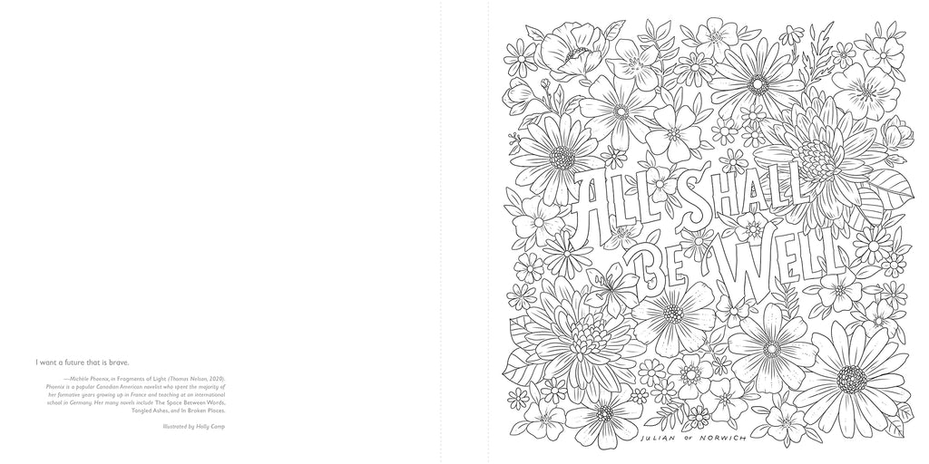 Courage, Dear Heart: A Coloring Book of Empowering Words from Inspirational Women