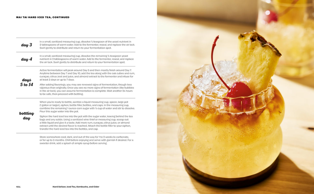 Hard Seltzer, Iced Tea, Kombucha, and Cider: How to Make Your Own Boozy Fermented Drinks