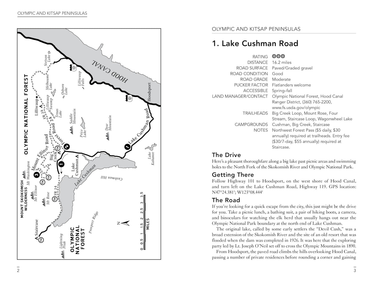 Wild Roads Washington, 2nd Edition: 80 Scenic Drives to Camping, Hiking Trails, and Adventures