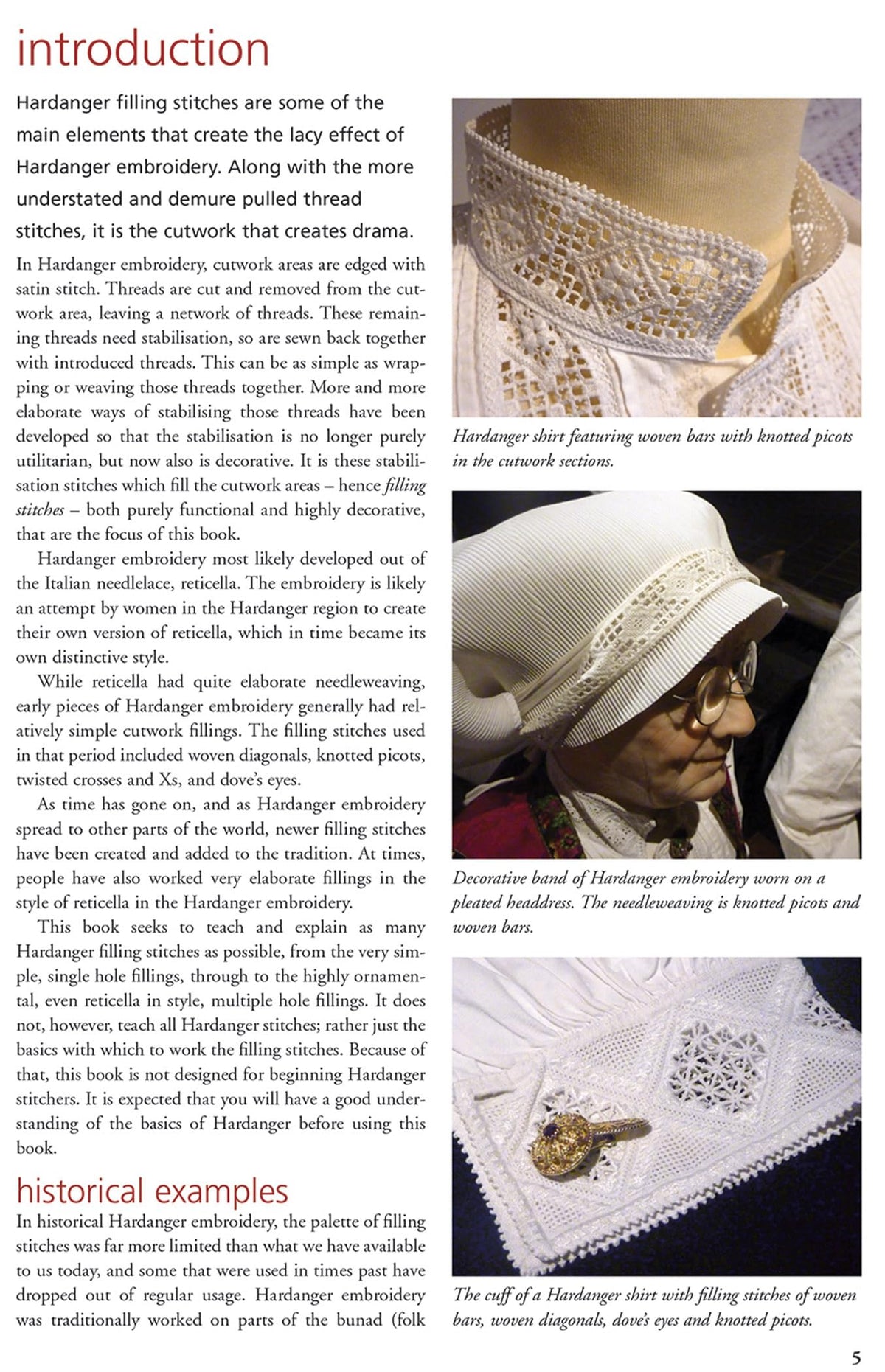 Hardanger Filling Stitches: A step-by-step handbook