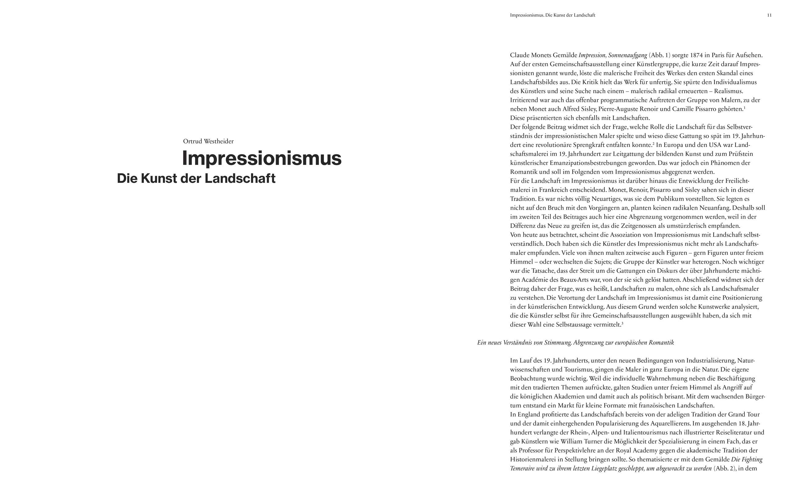 Impressionismus: Die Kunst der Landschaft