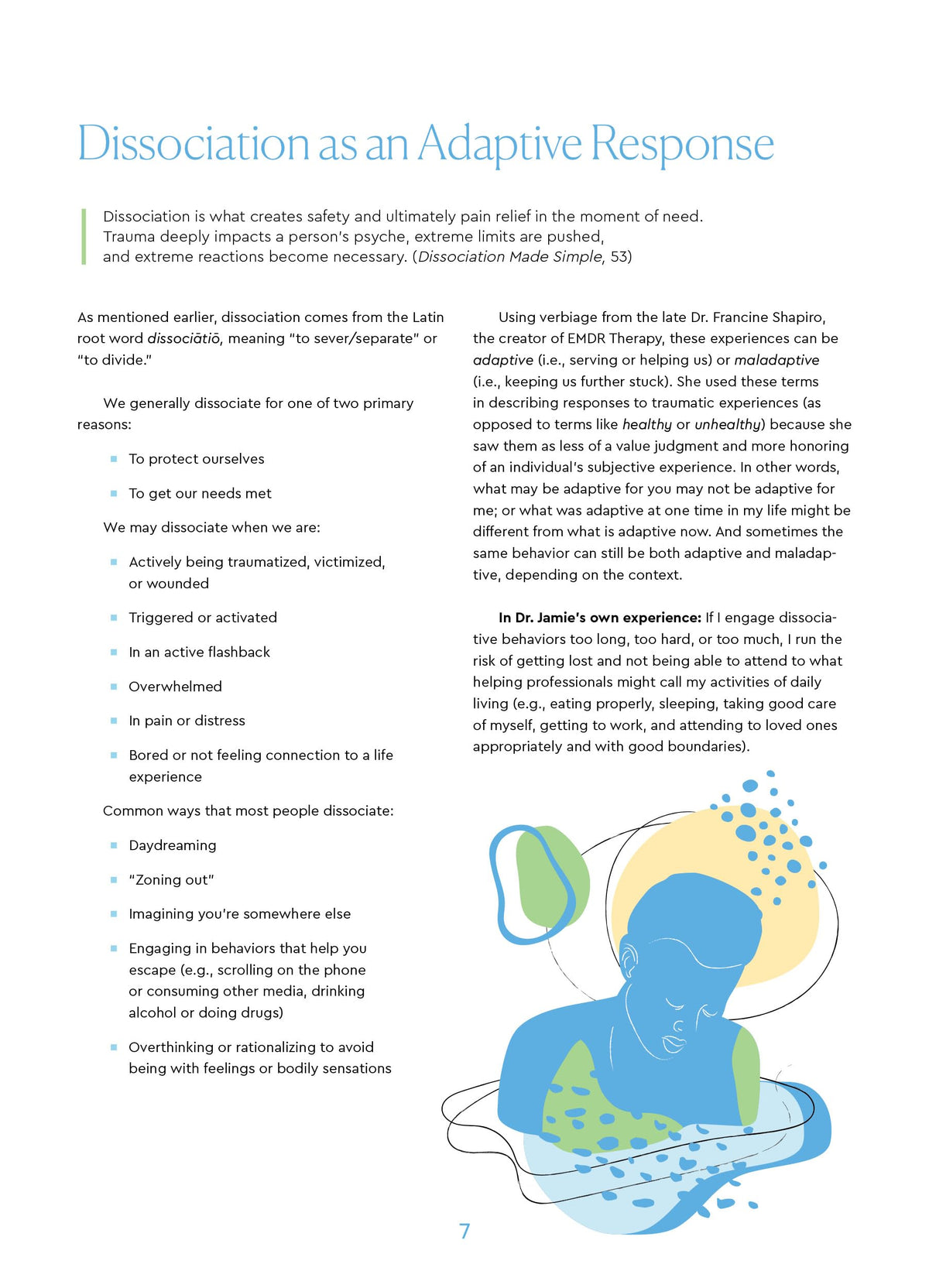 The Dissociation Made Simple Flipchart: A Visual Guide for Clinicians Working with Dissociative Clients--Addresses dissociation as a symptom of CPTSD, OSDD, DID, and trauma