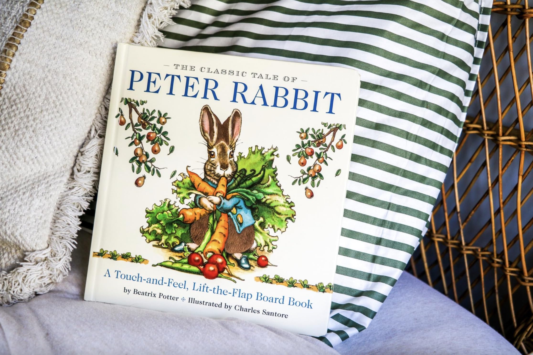 The Classic Tale of Peter Rabbit Touch and Feel Board Book: A Touch and Feel Lift the Flap Board Book (The Classic Edition)