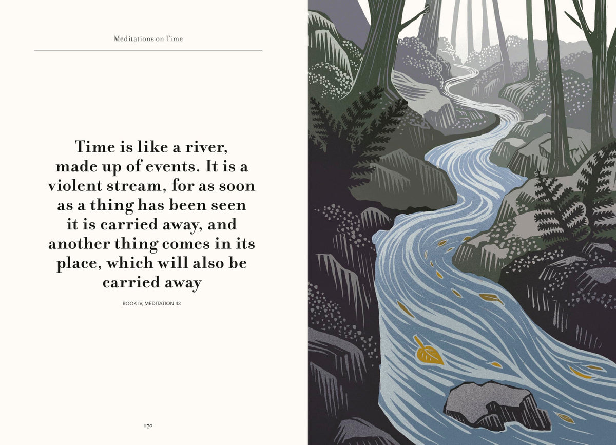 The Illustrated Meditations: Life Lessons from Marcus Aurelius