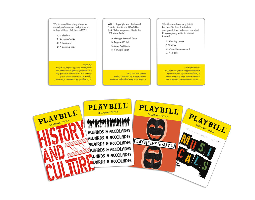 Playbill Broadway Trivia: 200 Questions for Fans of Musicals, Plays, and Theatre History