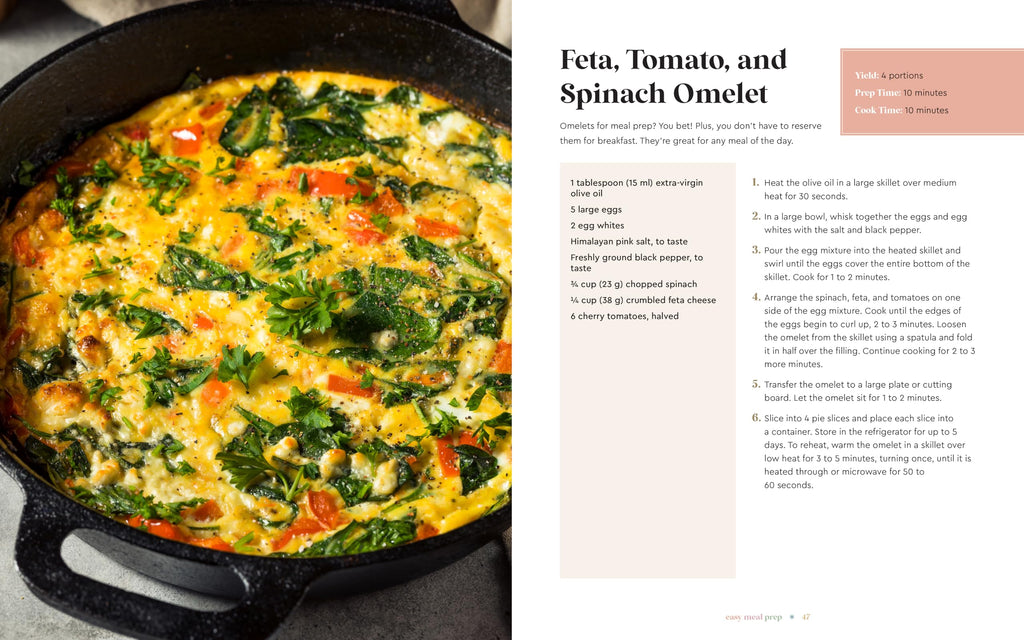 Easy Meal Prep: Save Time and Eat Healthy with over 75 Recipes