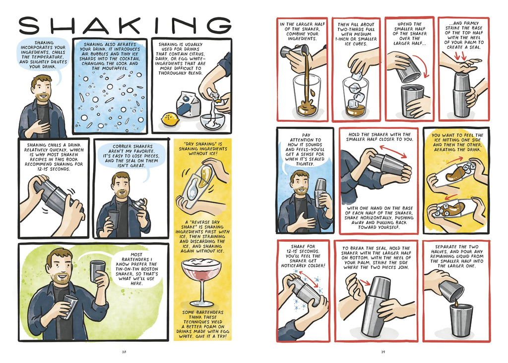 Let's Make Cocktails!: A Comic Book Cocktail Book