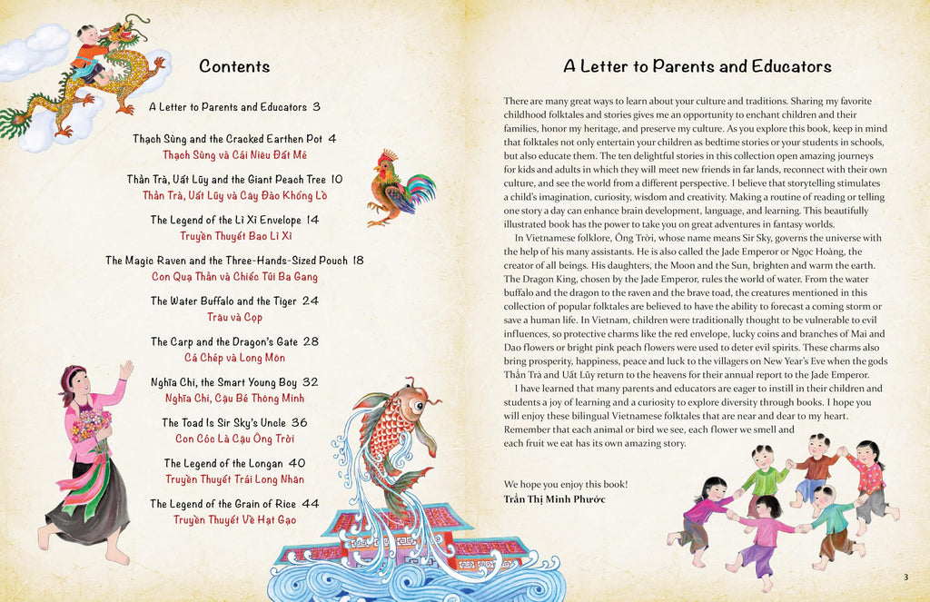 Vietnamese Folktales for Children: Stories of Adventure and Wonder in Vietnamese and English (Free Online Audio Recordings and Bilingual Text)