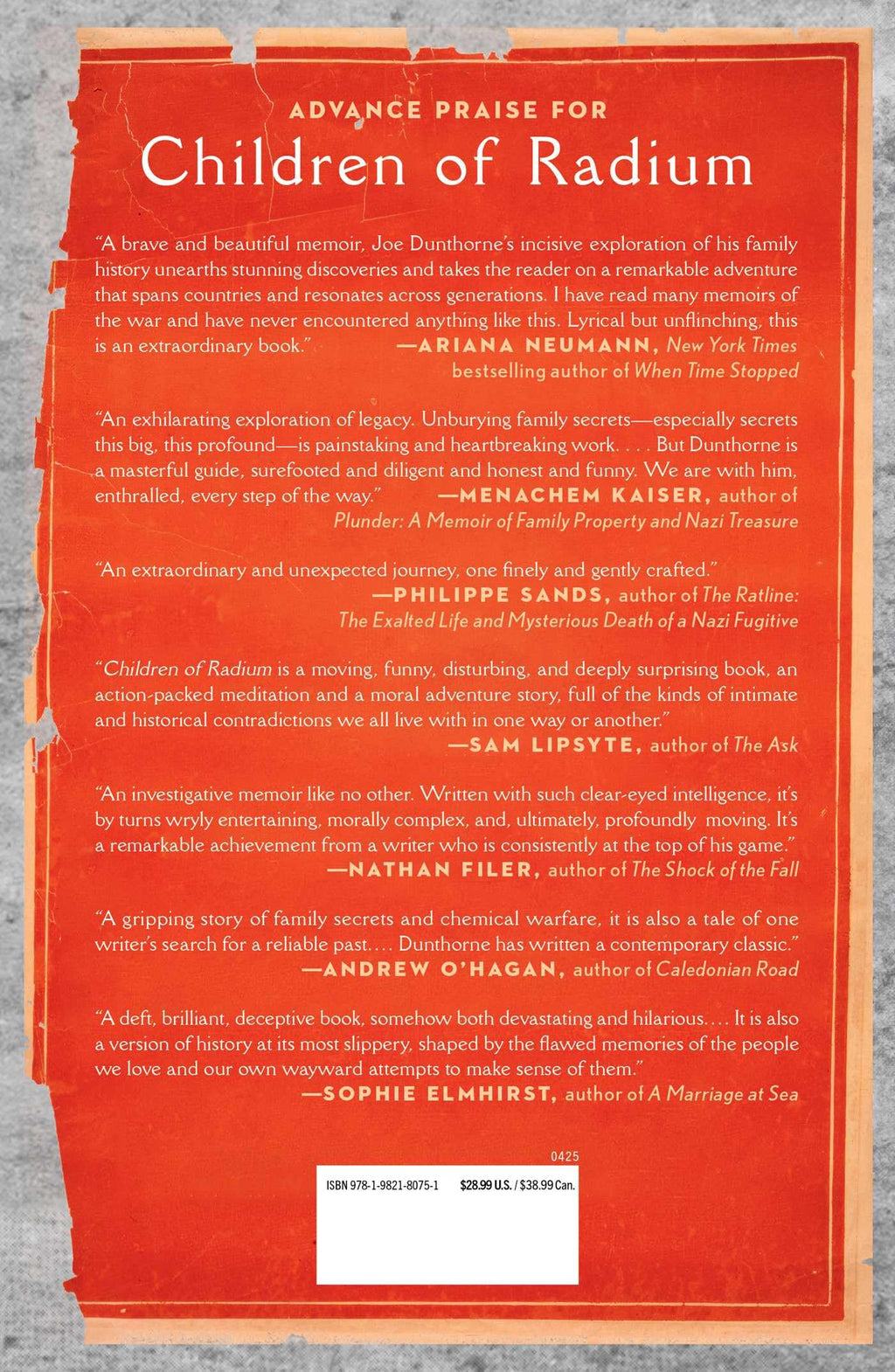 Children of Radium: A Buried Inheritance