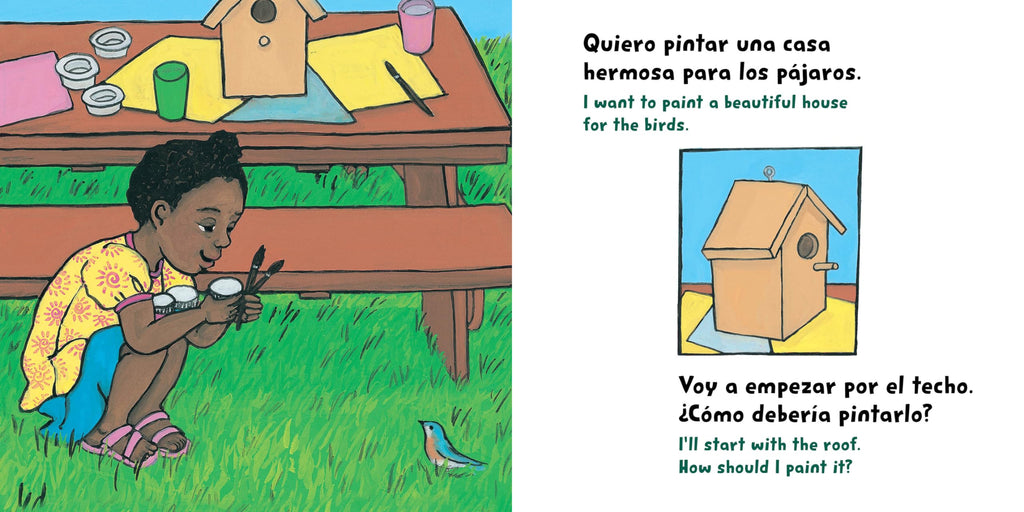 Una hermosa casa para pájaros / A Beautiful House for Birds (Spanish Bilingual Edition) (Storytelling Math)