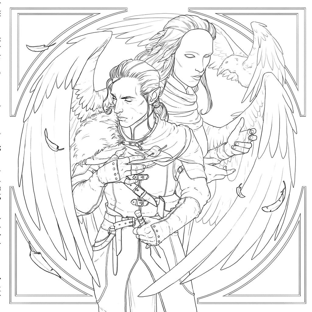 Critical Role: Vox Machina Coloring Book