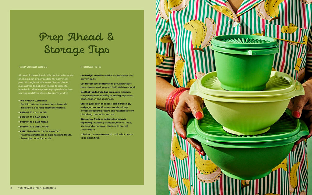 The Tupperware Cookbook: Over 100 Make-Ahead Recipes with Low Waste and High Flavor
