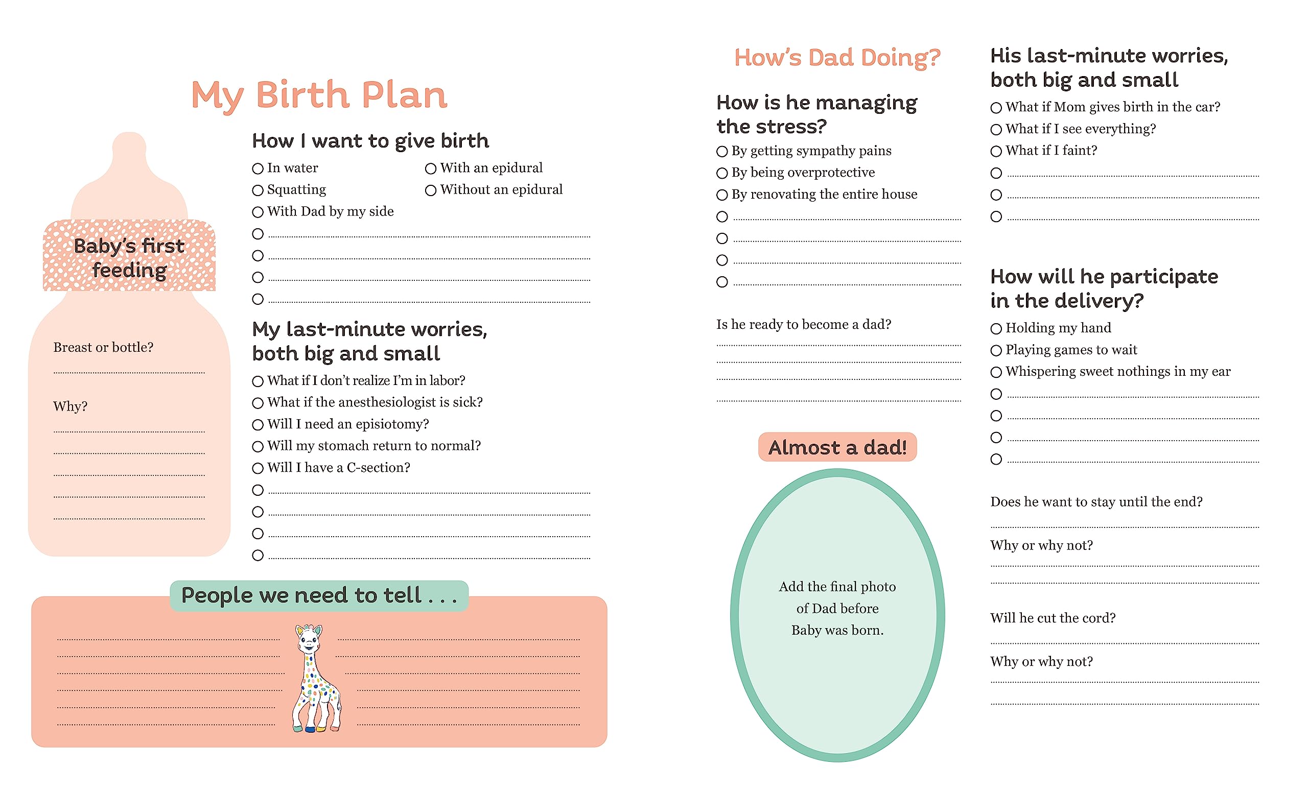 My Pregnancy Journal with Sophie la girafe®, Second Edition