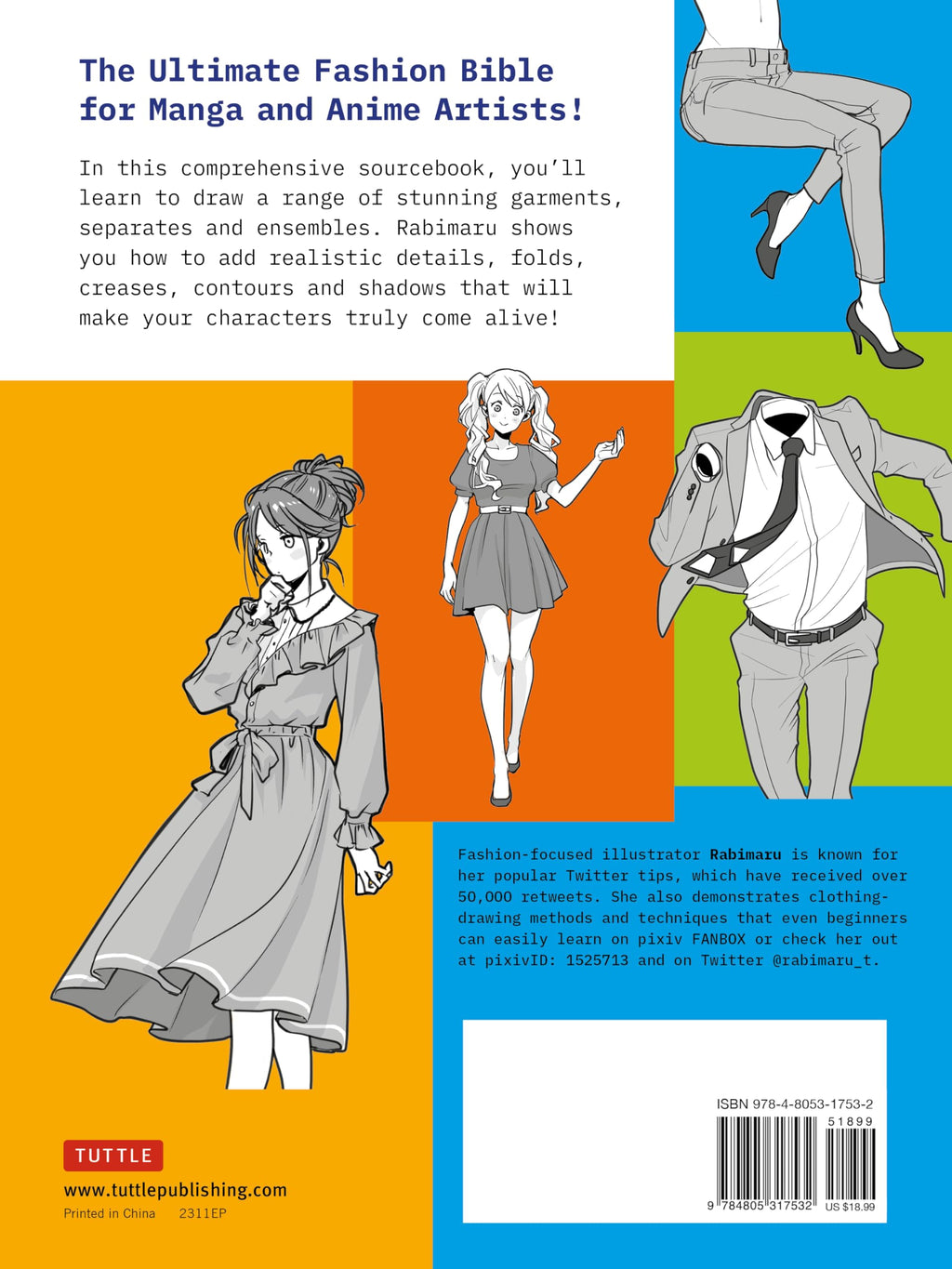The Ultimate Guide to Manga Fashion: Learn to Draw Realistic Clothing--from Streetwear to High Fashion (with over 1000 illustrations)