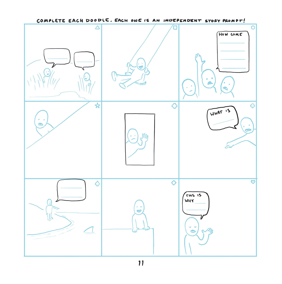 99 Stories I Could Tell: A Doodlebook To Help You Create