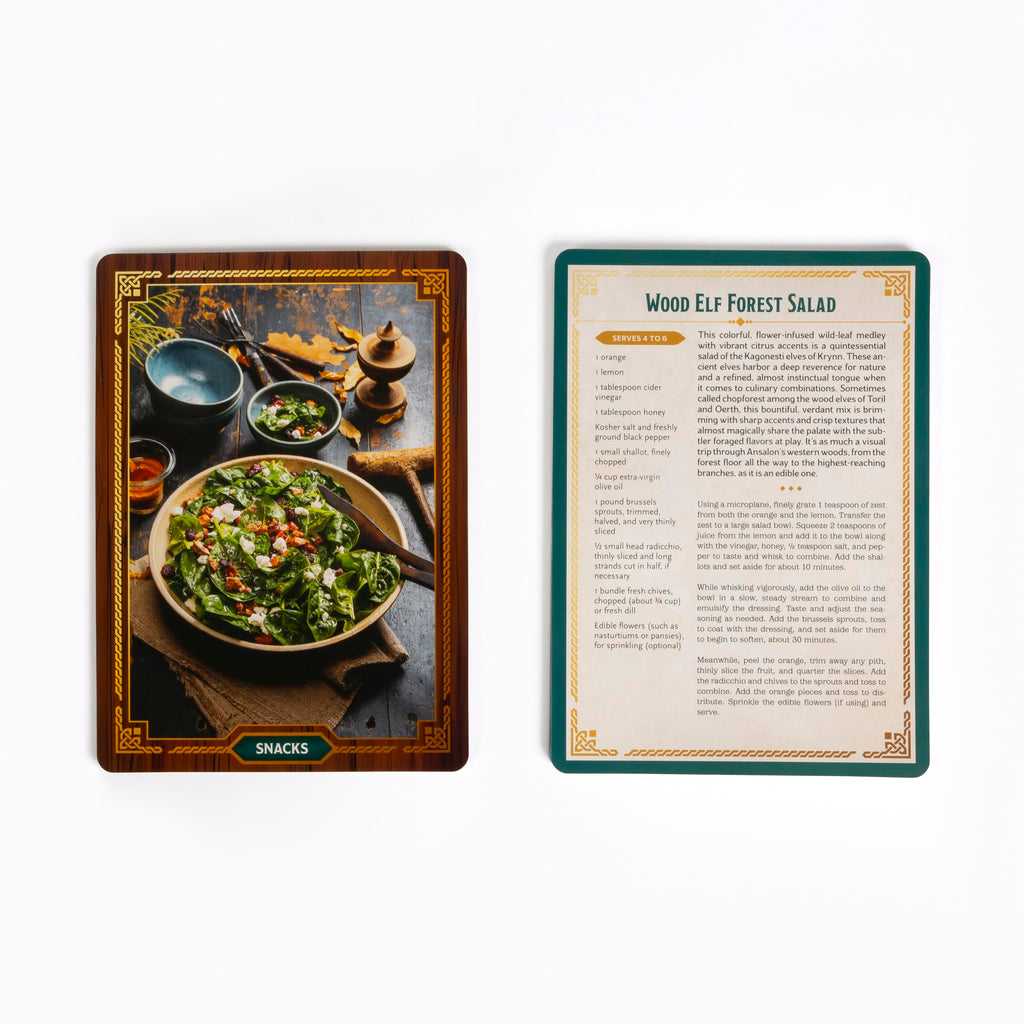 Heroes' Feast: The Deck of Many Morsels: 50 Cards for Conjuring Snacks, Libations, and Sweets (Dungeons & Dragons)