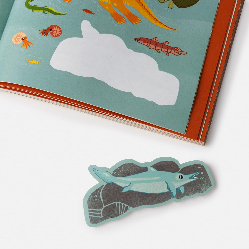 Dinosaurs Stickerology: 500 Stickers from Prehistoric Life; Stickers for Journals, Water Bottles, and Laptops; Stickers for Fossil and Paleontology Lovers