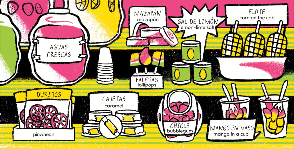 Dulces y Antojitos: A High Contrast Board Book (Bilingual: English/Spanish): A High Contrast Bilingual Board Books (High Contrast Board Book Series) (English and Spanish Edition)