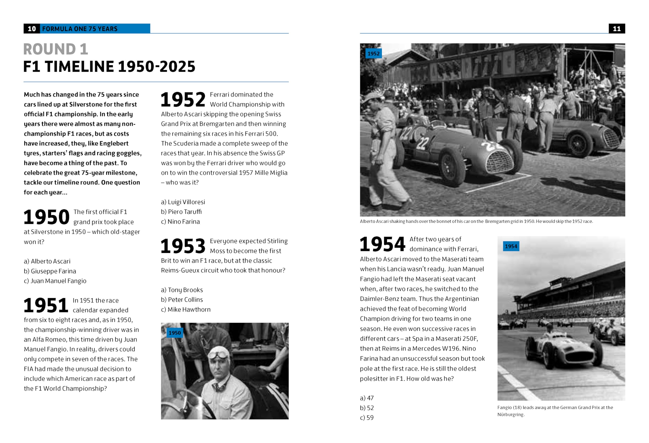 The Formula One Quizbook: 75th Anniversary edition