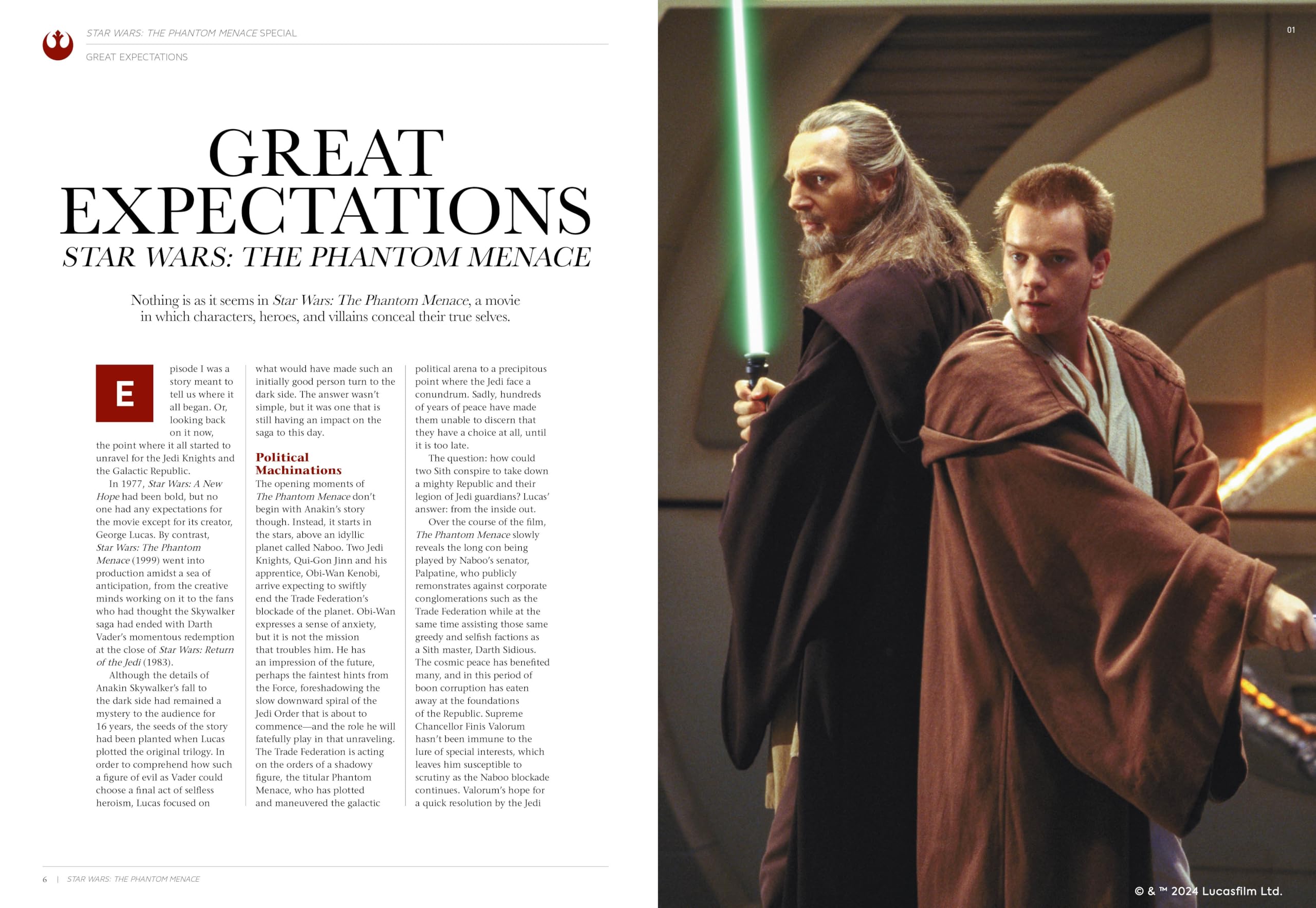 Star Wars Insider Presents The Phantom Menace 25 Year Anniversary Special