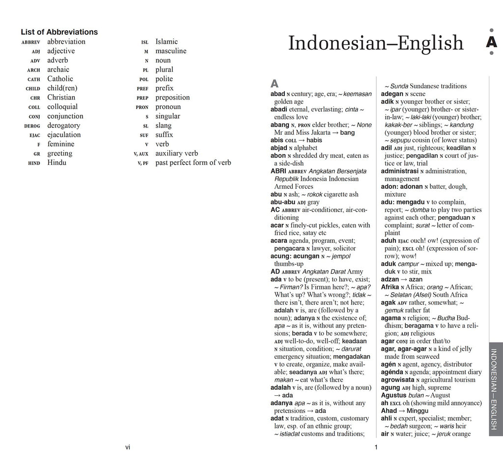 Periplus Pocket Indonesian Dictionary: Revised and Expanded (Over 12,000 Entries) (Periplus Pocket Dictionaries)