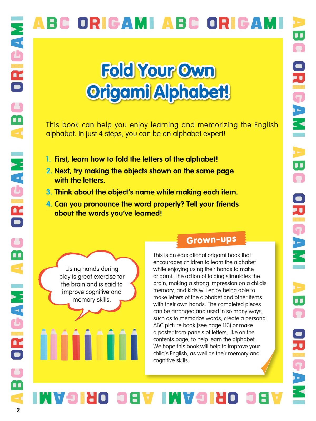 ABC Origami: Learn Your Alphabet and Numbers Through Origami! (80 Cute & Easy Paper Models!)