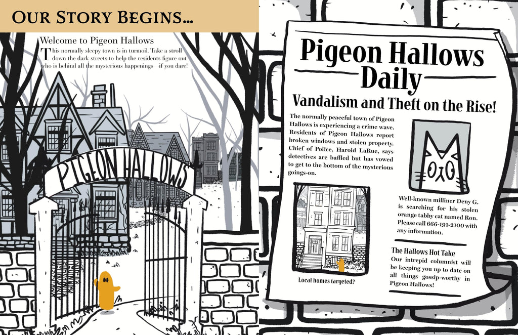Color & Sleuth: Ghost Town: A Spooky Coloring Mystery - Includes 40+ Coloring Pages, Clue Notebook Sheets, and Downloadable Coloring Poster