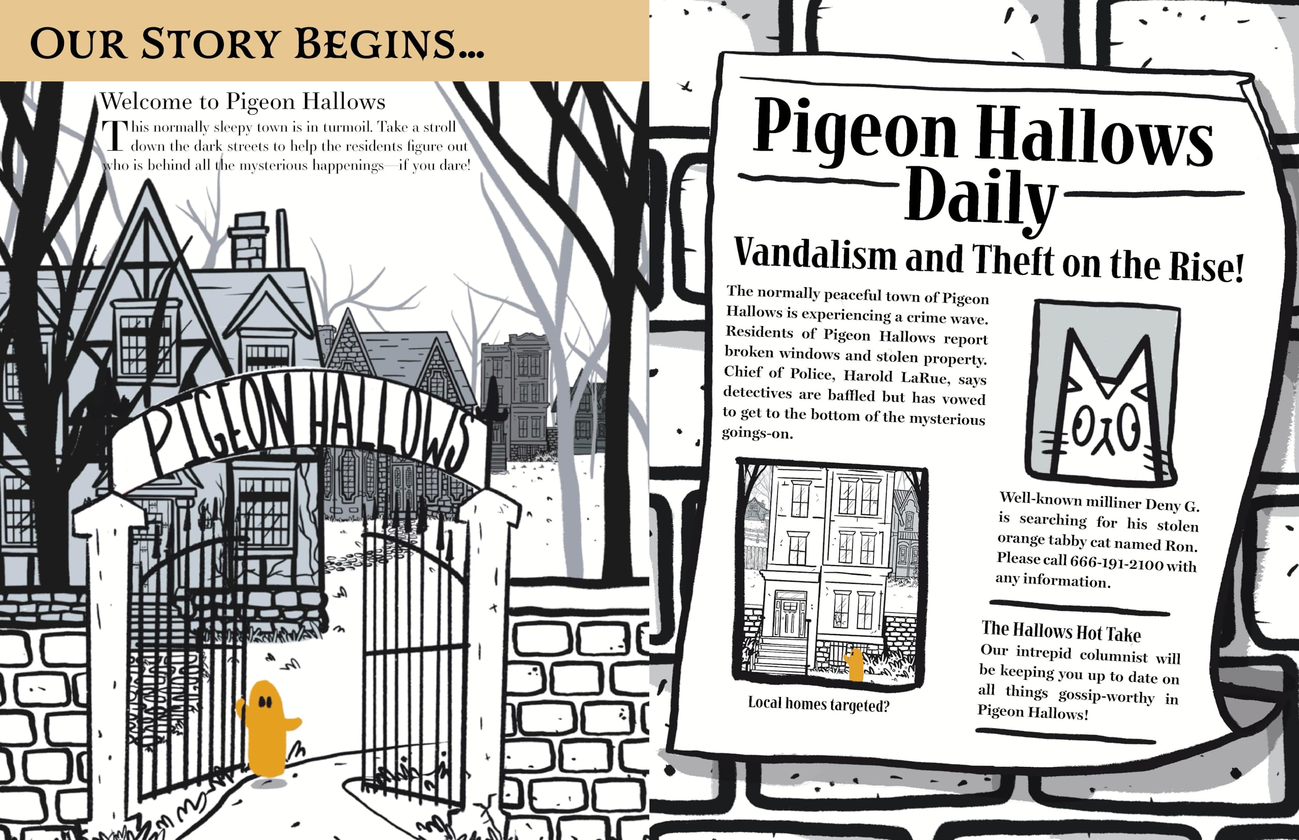 Color & Sleuth: Ghost Town: A Spooky Coloring Mystery - Includes 40+ Coloring Pages, Clue Notebook Sheets, and Downloadable Coloring Poster