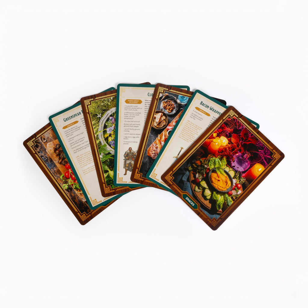 Heroes' Feast: The Deck of Many Morsels: 50 Cards for Conjuring Snacks, Libations, and Sweets (Dungeons & Dragons)