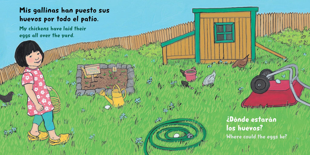 ¿Dónde están los huevos? / Where Are the Eggs? (Spanish Bilingual Edition) (Storytelling Math)