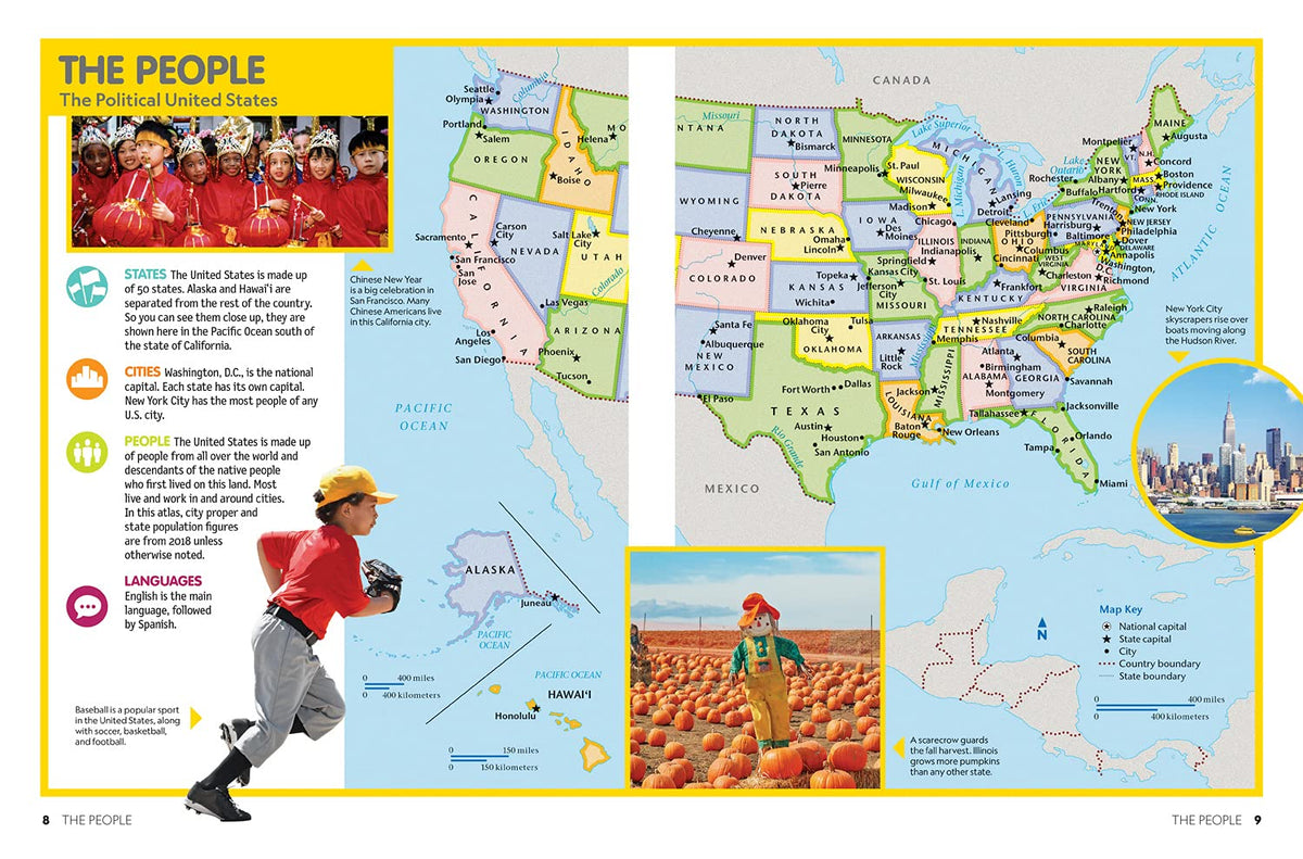 National Geographic Kids Beginner's U.S. Atlas 2020, 3rd Edition (NGK Atlases)