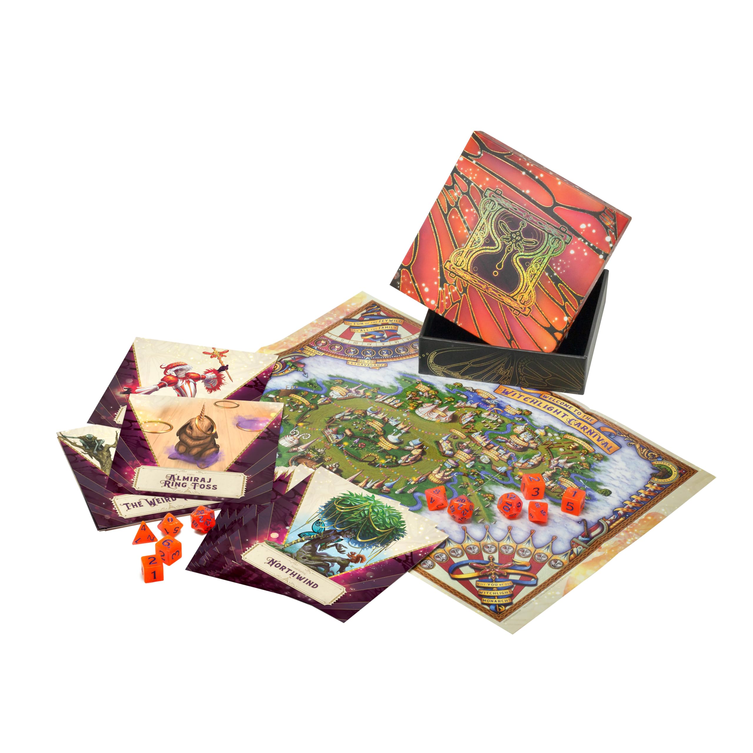 The Witchlight Carnival Dice & Miscellany (Feywild Adventure D&D Accessories) (Dungeons & Dragons)