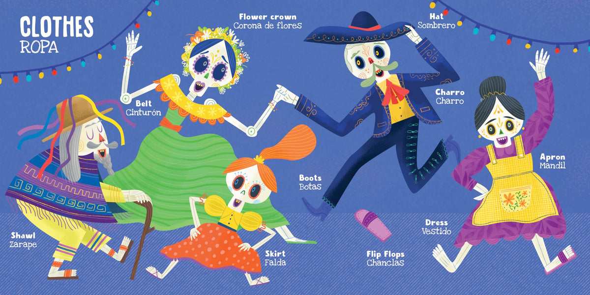 My First 100 Día de Muertos Words in English and Spanish