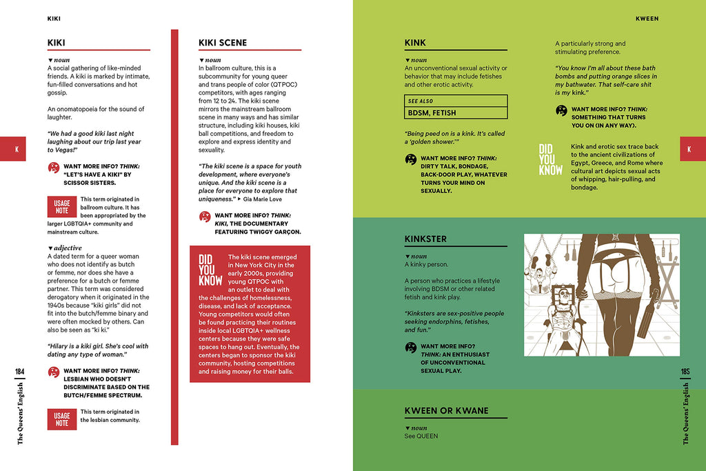 The Queens' English: The LGBTQIA+ Dictionary of Lingo and Colloquial Phrases